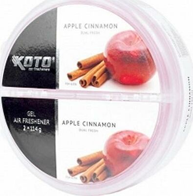 Ароматизатор под сиденье DUAL Fresh Apple cinammon / Яблоко с корицей, 2х114 г