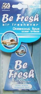 Ароматизатор подвесной картонный Be Fresh Океанский бриз