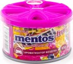 Ароматизатор воздуха MENTOS (FRUIT) гелевый, банка, 85г. Фрукты, 1/120