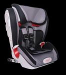 Автокресло SIGER ART Индиго ISOFIX серый лабиринт, 1-12 лет, 9-36 кг, группа 1/2/3