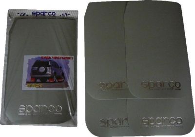 Брызговики SPARCO БОЛЬШИЕ /СЕРЫЙ/ /к-т 4 шт./