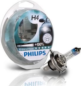 Лампа H4 (60/55) P43t-38+130% X-TREME VISION PLUS 12V PHILIPS