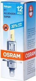 Лампа OSRAM Н1, 55 Вт P14.5s+30% SUPER, 12 В