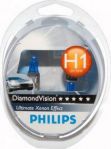 Лампа PHILIPS 12 В, Н1, 55 Вт, P14.5s DIAMOND VISION 5000K (2ш.)