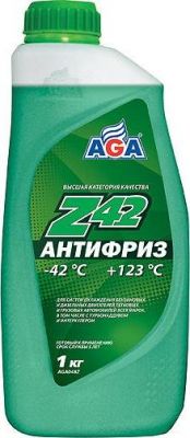 Антифриз AGA Z-42 зеленый (1кг) 048Z AGA048Z