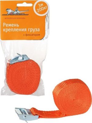 AIRLINE Ремень крепления груза с фиксатором 3 м, 200 кг (AS-T-01)
