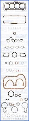AJUSA 50090700 комплект прокладок, двигатель на AUDI 80 (81, 85, B2)