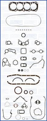 AJUSA 50094400 комплект прокладок, двигатель на NISSAN SUNNY I Traveller (B11)