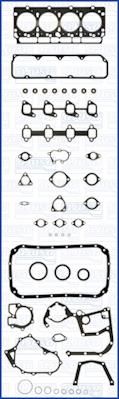 AJUSA 50109500 комплект прокладок, двигатель на FORD TRANSIT c бортовой платформой/ходовая часть (E_ _)