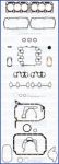 AJUSA 50114300 комплект прокладок, двигатель на AUDI 80 Avant (8C, B4)