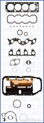 AJUSA 50242500 комплект прокладок Opel Astra/Vectra 1.6 8V 95>