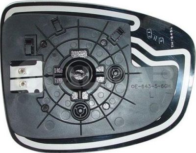 Alkar 6432665 зеркальное стекло, наружное зеркало на MAZDA CX-5 (KE, GH)