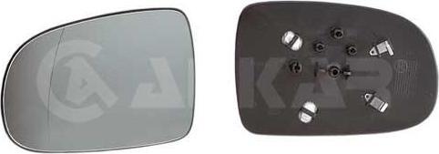 Alkar 6451420 зеркальное стекло, наружное зеркало на OPEL CORSA C (F08, F68)