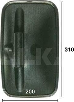 Alkar 9401544 наружное зеркало, кабина водителя на NISSAN CABSTAR E