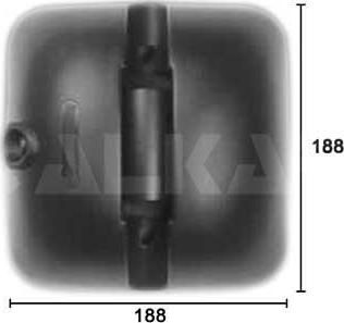 Alkar 9423141 широкоугольное зеркало на RENAULT TRUCKS Midlum