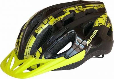 Летний шлем ALPINA SMU MTB 14 black-lime (см:54-58)