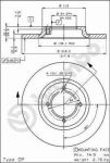 AP 10080 тормозной диск на TOYOTA COROLLA (KE)