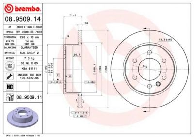 AP 14908 E тормозной диск на MERCEDES-BENZ SPRINTER 3,5-t c бортовой платформой/ходовая часть (906)