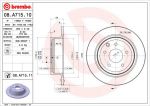 AP 14962 тормозной диск на NISSAN QASHQAI / QASHQAI +2 (J10, JJ10)