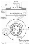 AP 24257 тормозной диск на NISSAN CABSTAR