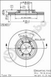 AP 24425 тормозной диск на ISUZU CAMPO (KB)