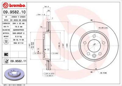 AP 24934 тормозной диск на VW MULTIVAN V (7HM, 7HN, 7HF, 7EF, 7EM, 7EN)