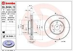 AP 25344 тормозной диск на TOYOTA PRIUS (ZVW3_)