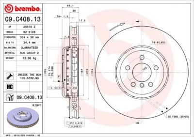 AP 25518 Z тормозной диск на 5 (F10, F18)