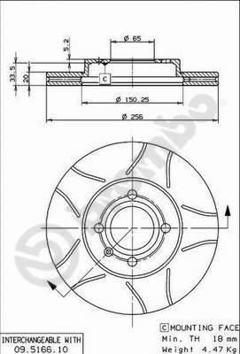 AP X 24217 тормозной диск на VW LUPO (6X1, 6E1)