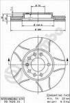 AP X 24739 тормозной диск на OPEL ZAFIRA A (F75_)
