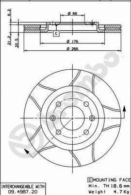 AP X 24914 тормозной диск на PEUGEOT PARTNER фургон (5)