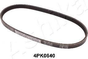 Ashika 112-4PK640 поликлиновой ремень на MAZDA 626 II (GC)