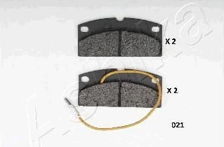 Ashika 50-00-021 комплект тормозных колодок, дисковый тормоз на LIGIER NOVA