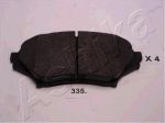 Ashika 50-03-335 комплект тормозных колодок, дисковый тормоз на MAZDA MX-5 III (NC)
