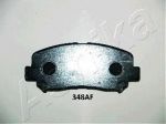 Ashika 50-03-348 комплект тормозных колодок, дисковый тормоз на MAZDA CX-5 (KE, GH)