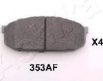 Ashika 50-03-353 комплект тормозных колодок, дисковый тормоз на MAZDA 323 C IV (BG)