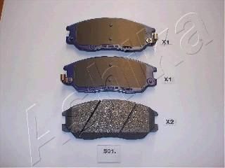 Ashika 50-0S-S01 комплект тормозных колодок, дисковый тормоз на HYUNDAI TERRACAN (HP)
