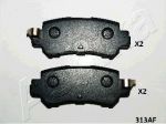 Ashika 51-03-313 комплект тормозных колодок, дисковый тормоз на MAZDA CX-5 (KE, GH)