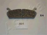 Ashika 51-06-601 комплект тормозных колодок, дисковый тормоз на MAZDA 323 C IV (BG)