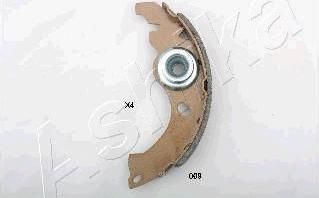 Ashika 55-00-009 комплект тормозных колодок на LIGIER NOVA