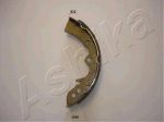Ashika 55-03-302 комплект тормозных колодок на MAZDA 323 I (FA)