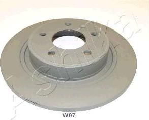 Ashika 61-0W-W07 тормозной диск на OPEL ASTRA J Sports Tourer