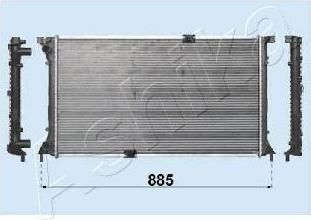 Ashika RDC092032 радиатор, охлаждение двигателя на NISSAN PRIMASTAR автобус (X83)