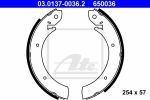 ATE 03.0137-0036.2 комплект тормозных колодок на HYUNDAI H100 автобус (P)