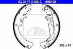 ATE 03.0137-0108.2 комплект тормозных колодок на OPEL MANTA B CC (53_, 55_)