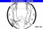 ATE 03.0137-0124.2 комплект тормозных колодок на PEUGEOT 305 I Break (581D)