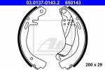 ATE 03.0137-0143.2 комплект тормозных колодок на OPEL KADETT D (31_-34_, 41_-44_)