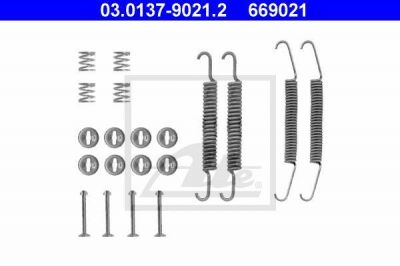 ATE 03.0137-9021.2 комплектующие, тормозная колодка на FIAT REGATA Weekend (138)