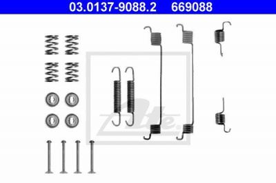 ATE 03.0137-9088.2 комплектующие, тормозная колодка на RENAULT LOGAN I универсал (KS_)