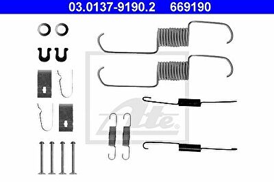 ATE 03.0137-9190.2 комплектующие, тормозная колодка на HONDA ACCORD IV (CB)